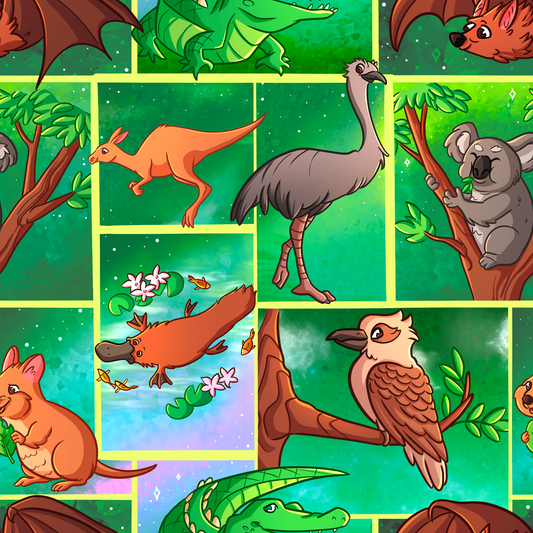 Pre Order Swag Blanket - Aussie Animals