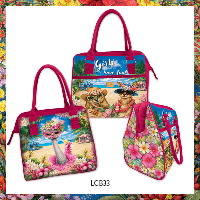 Lisa Pollock - Lunch Tote cooler bag - PRE ORDER - Girls on tour