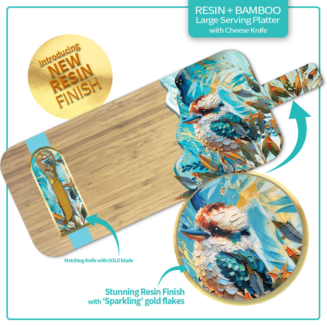Lisa Pollock Bamboo Grazing Board - Kooka