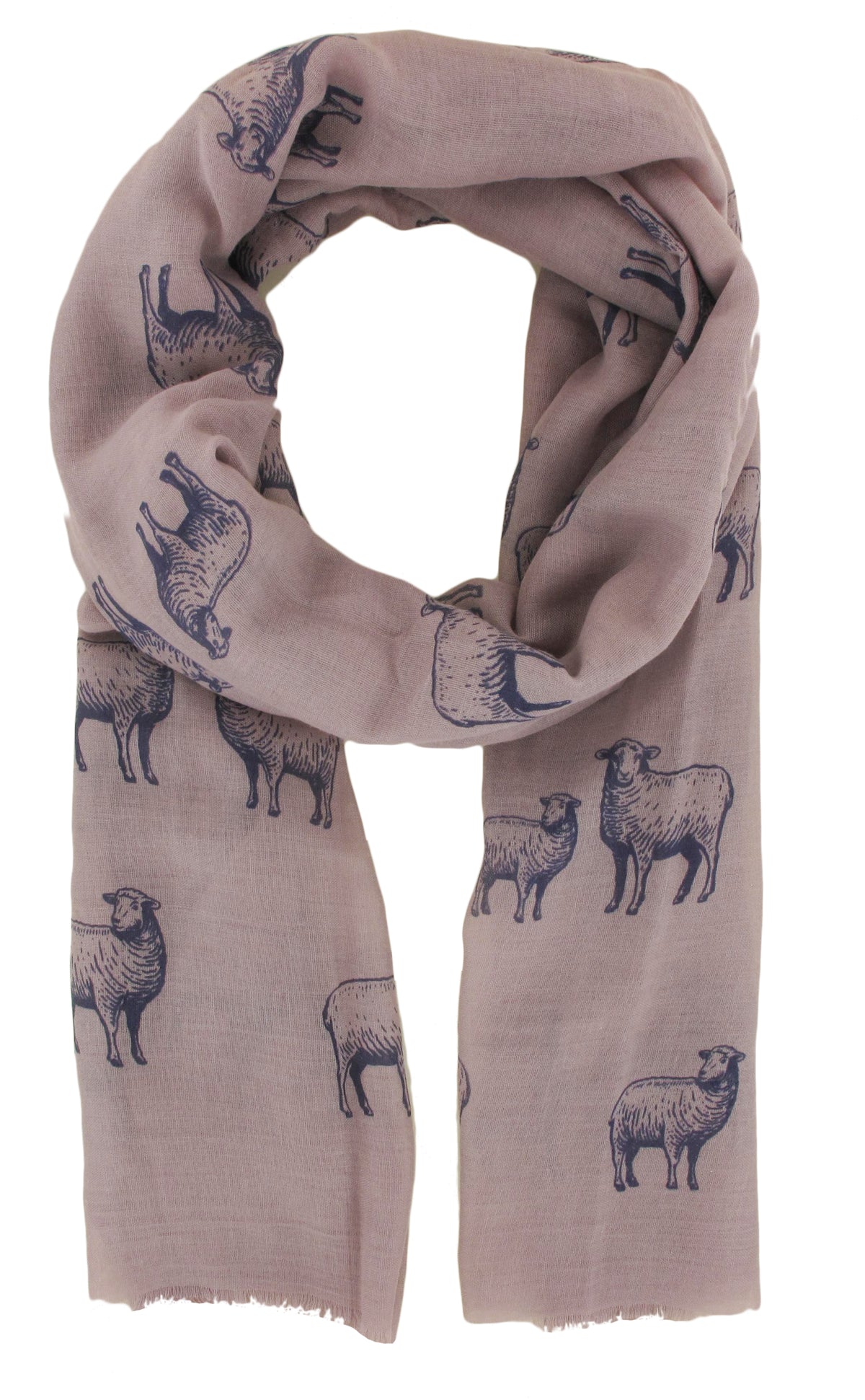 Scarf - Pale Plum Sheep Scarf