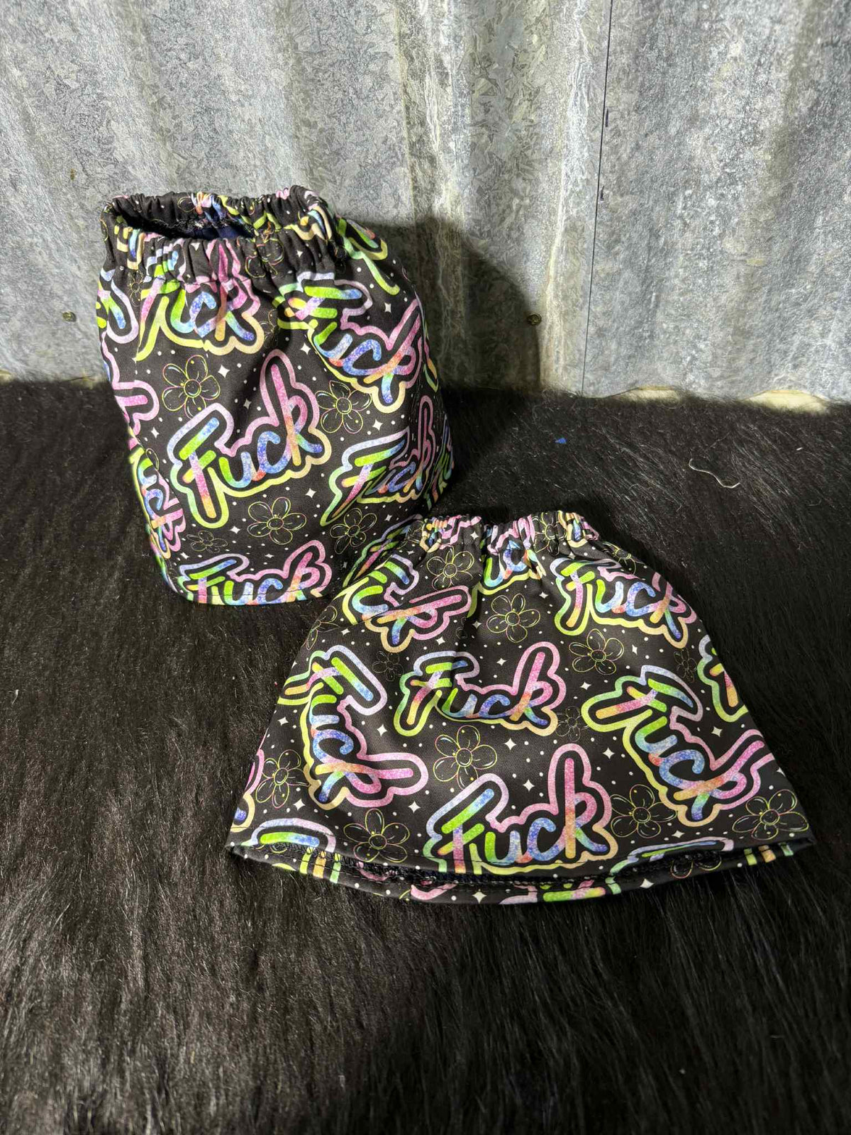Fabric sock savers- Pastel F&%k