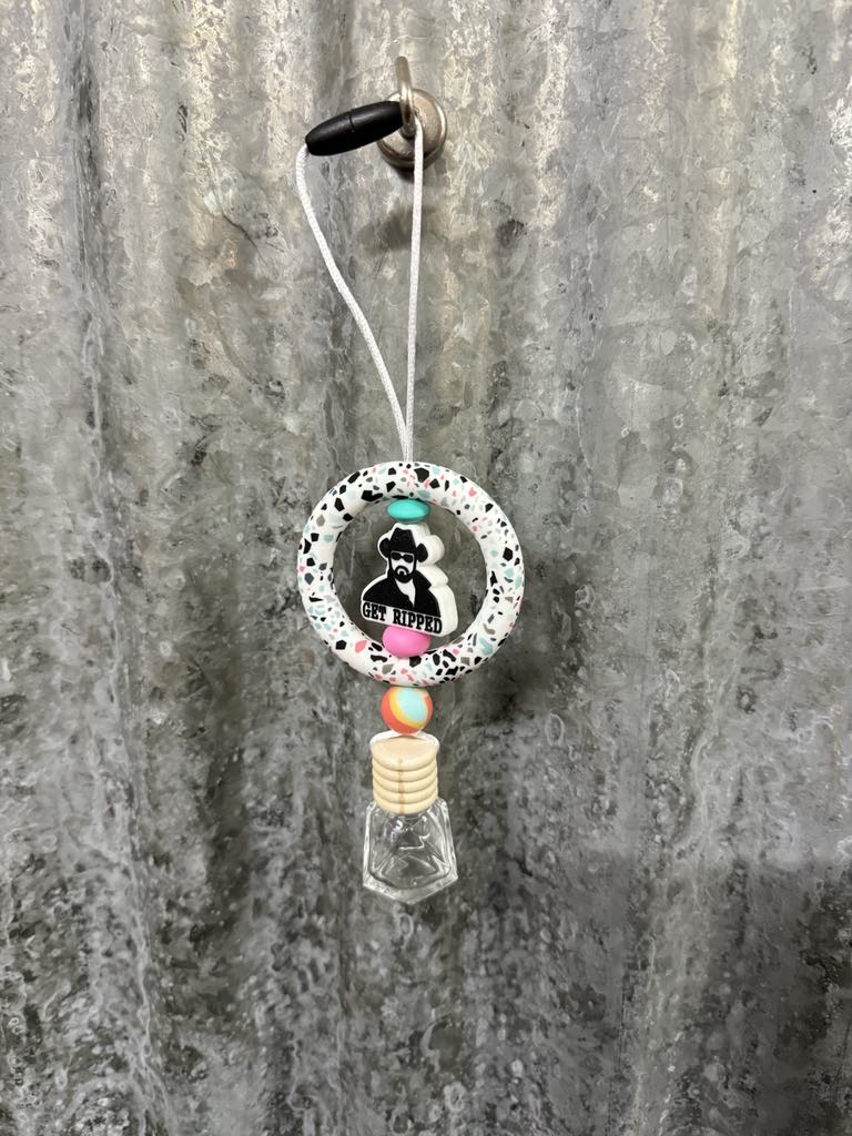 Ring Car Freshener - Speckle and Get Ripped