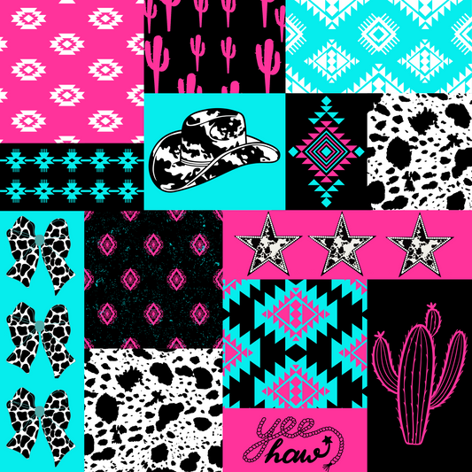 Pre Order Swag Blanket - Neon Aztec
