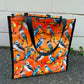 Pvc and fabric shopping bag - Birds, kookaburra's