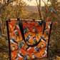 Pvc and fabric shopping bag - Birds, kookaburra's