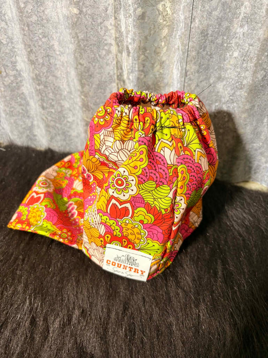 Fabric sock savers- Retro floral