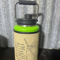 Printed  Yeti Rambler gallon cover - Zach Bryan