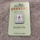 Enamel Hat Pin - It's all fun and games until someone loses a wiener