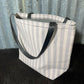 Fabric Shopping bag - (Ready Made) Pink stripes
