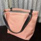 Fabric Shopping bag - (Ready Made) Pink floral