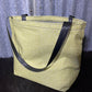 Fabric Shopping bag - (Ready Made) Green floral