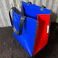 PVC Shopping bag -  (Ready Made) Blue, red, grey