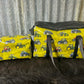 Ready made Overnight bag and toiletry bag set - Tractors in canola