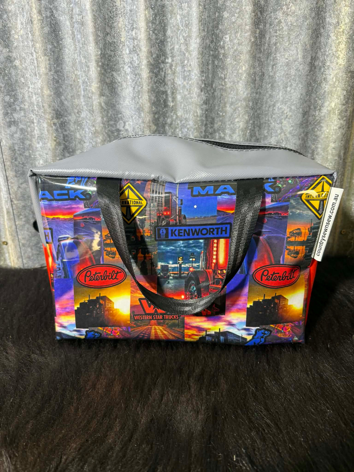 Large Toiletry Bag - Trucks
