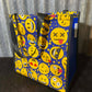 Pvc and fabric shopping bag - Emoji's