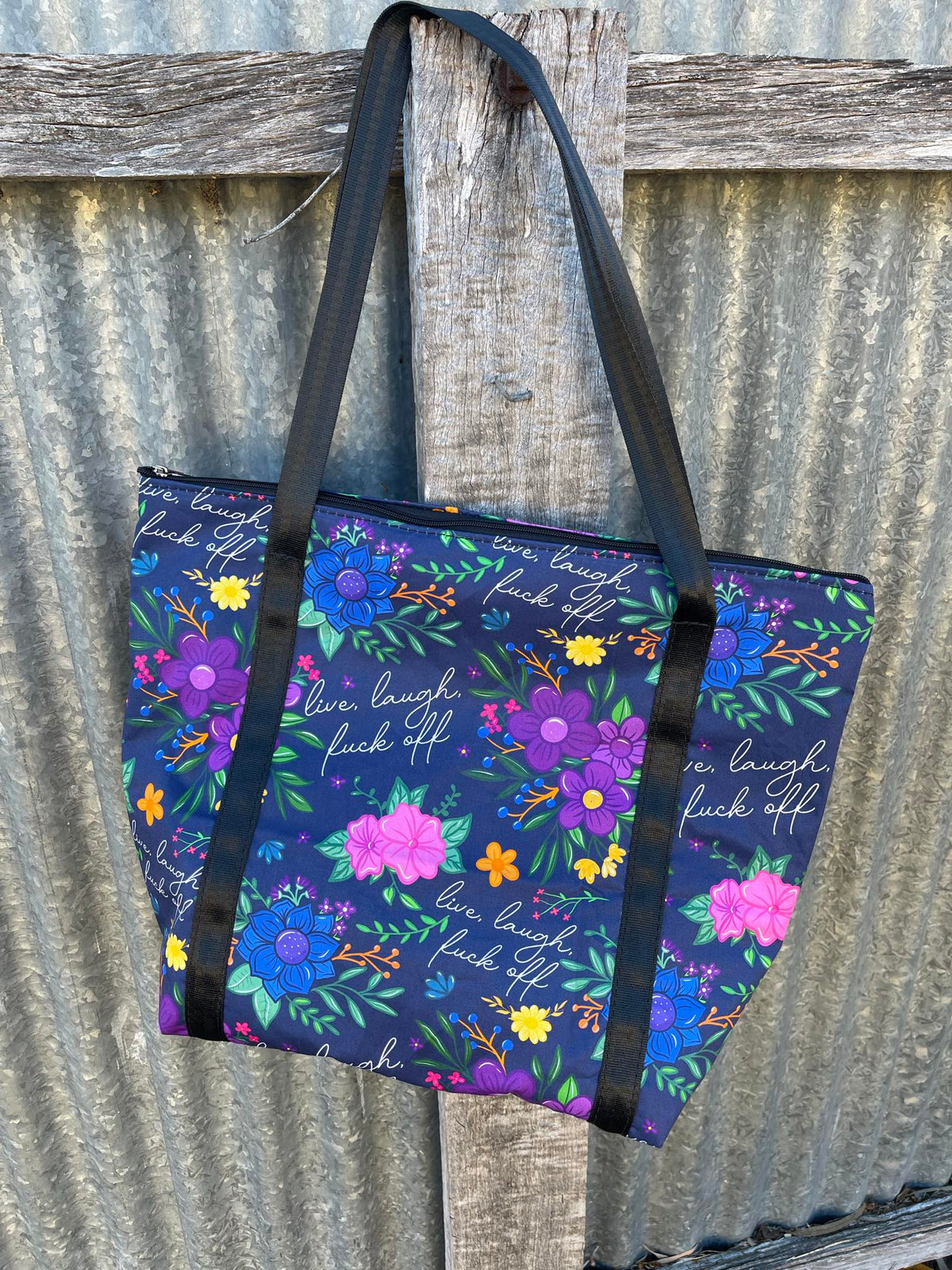 Fabric Shopping bag with ZIP - you choose everything