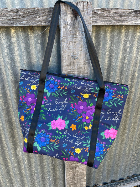 Fabric Shopping bag with ZIP - you choose everything