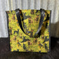 Pvc and fabric shopping bag - Kelpies