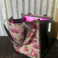 Pvc and fabric shopping bag - Sparkly Construction
