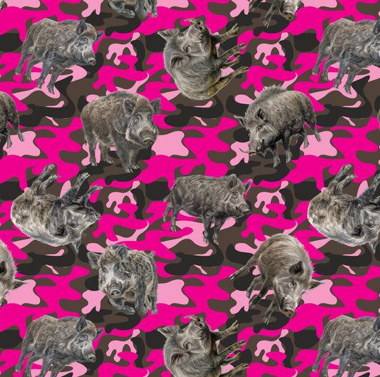Pre Order Swag Blanket - Feral Pig and Pink Camo
