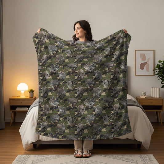 Pre Order Swag Blanket - Feral Pig and  Green camo