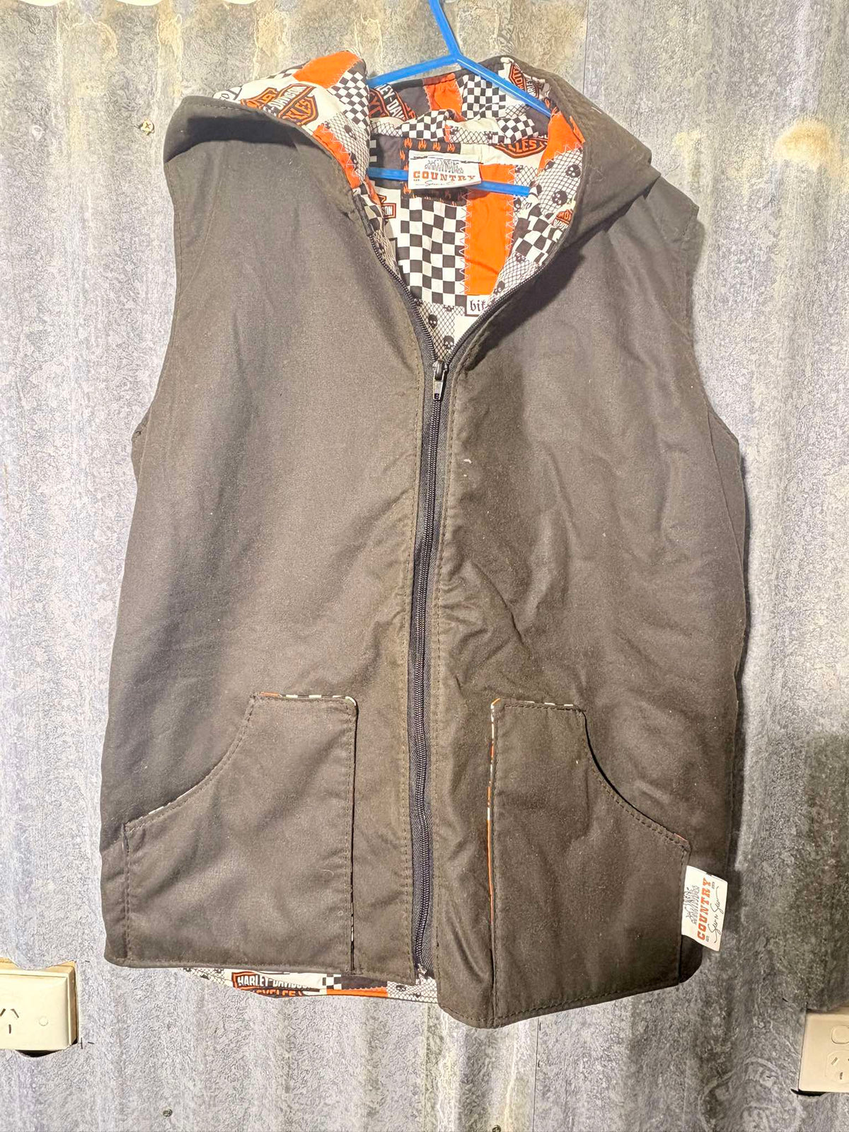 Kids Oilskin Vest XL (ready made)