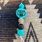 Keyring, beaded - beautiful crazy