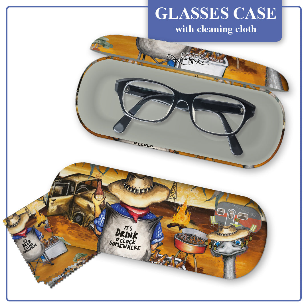 Lisa Pollock - Glasses case  - Campfire Beers