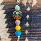 Keyring, beaded - Grow through what you go thtough
