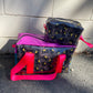 Ready made Overnight bag and toiletry bag set - CAT pink