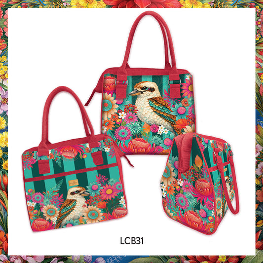 Lisa Pollock - Lunch Tote cooler bag - PRE ORDER - Brilliant Kookaburra