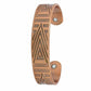 Copper Bangle - Magnetic - Aztec
