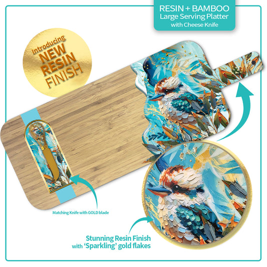 Lisa Pollock Bamboo Grazing Board -    Kooka
