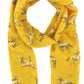 Scarf - Horse Scarf - Mustard