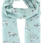 Scarf - Horse Scarf - Mint
