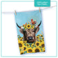 Lisa Pollock - Tea Towel - Highland cow