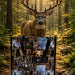 Pvc and fabric shopping bag - Deer