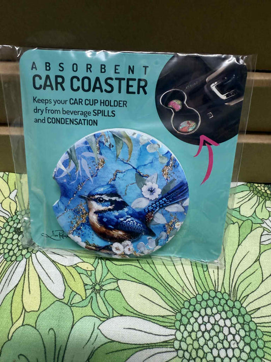 Lisa Pollock Car Coaster - Charming Kooka