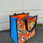Pvc and fabric shopping bag - Birds, kookaburra's