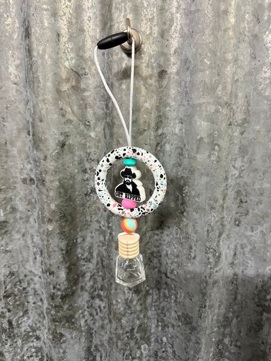 Ring Car Freshener - Speckle and Get Ripped