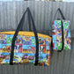 Ready made Overnight bag and toiletry bag set - Comic Farm